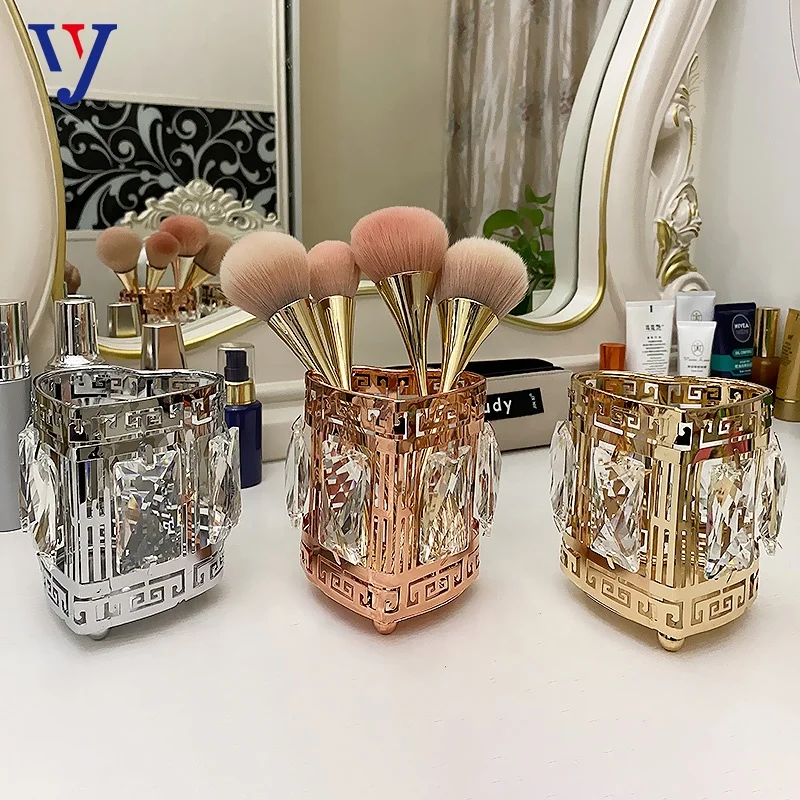 Wholesale Wave Vanity Toth Toots Tooth Toilet With Holder Set Gold Nail Brush Holder