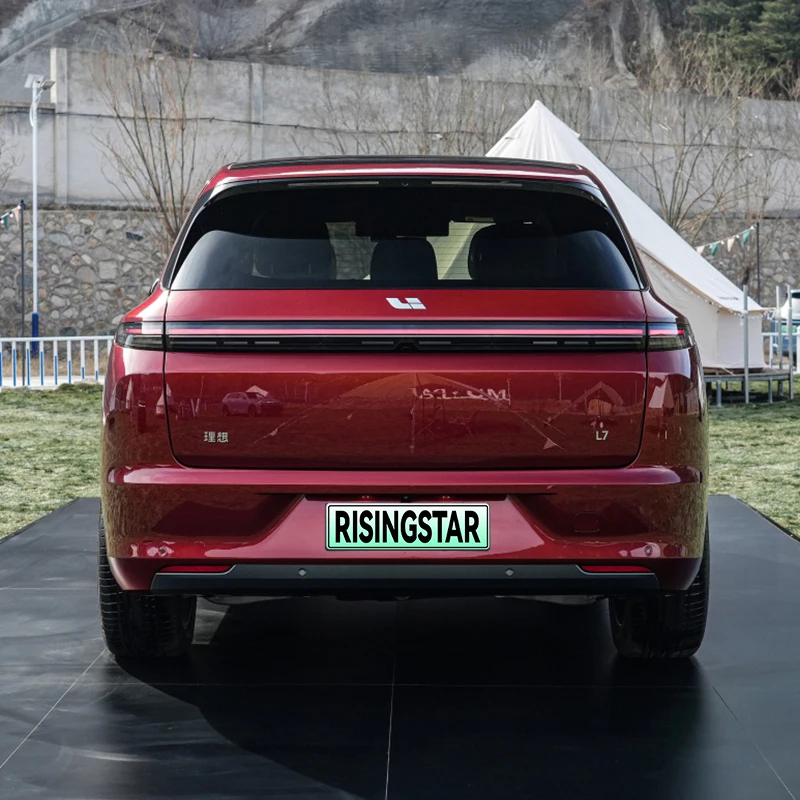 New Design Li Auto L7 Flagship 5-Seat Family Extended-Range Red Electric Car SUV with Long range