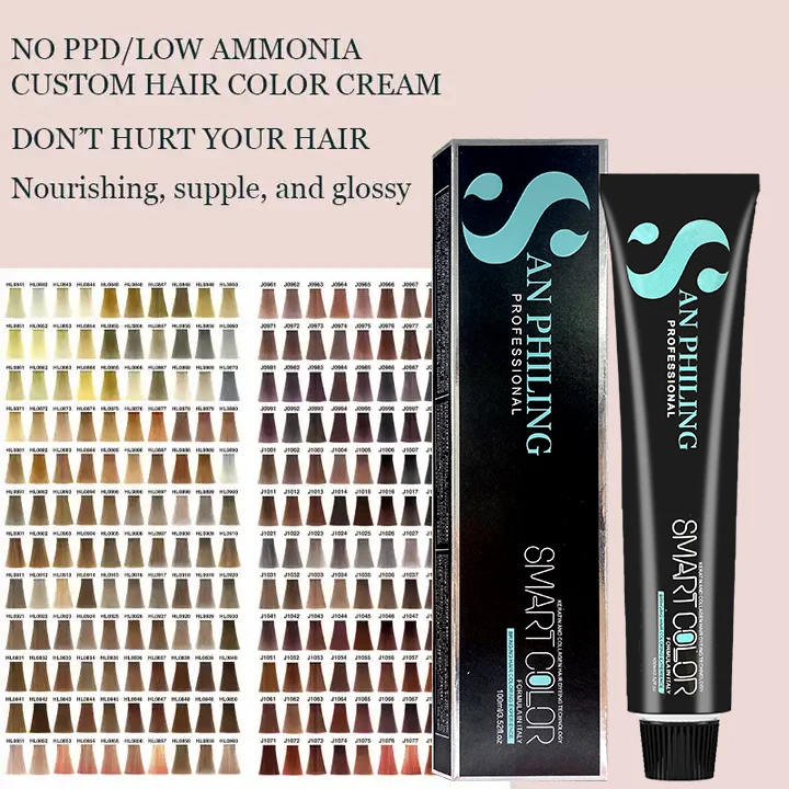 hot selling OEM high quality JiaYing hair products permanent salon color cream hair dye for professional salon hair color cream