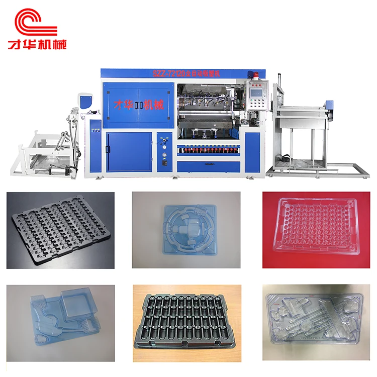 72120type Plastic vacuum forming machine /plastic tray making machine / plastic tray thermoforming machine