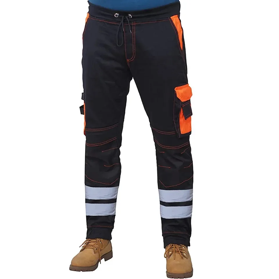 Reflective Tape Safety Trousers Winter Work Fashion Multi Color Hi Vis Best Pant Jogging Pant Safety Worker Wear