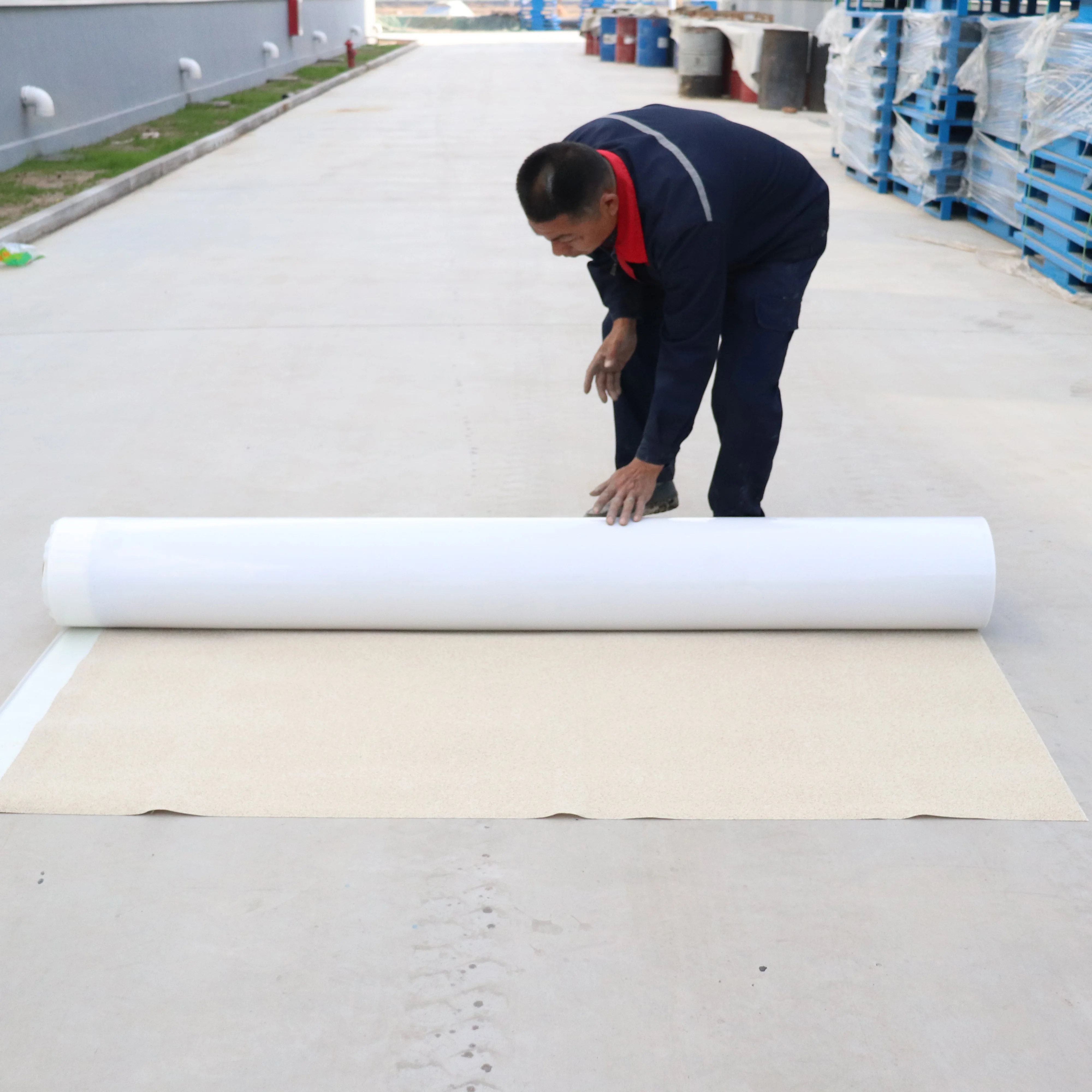Pre-applied HDPE waterproof membrane