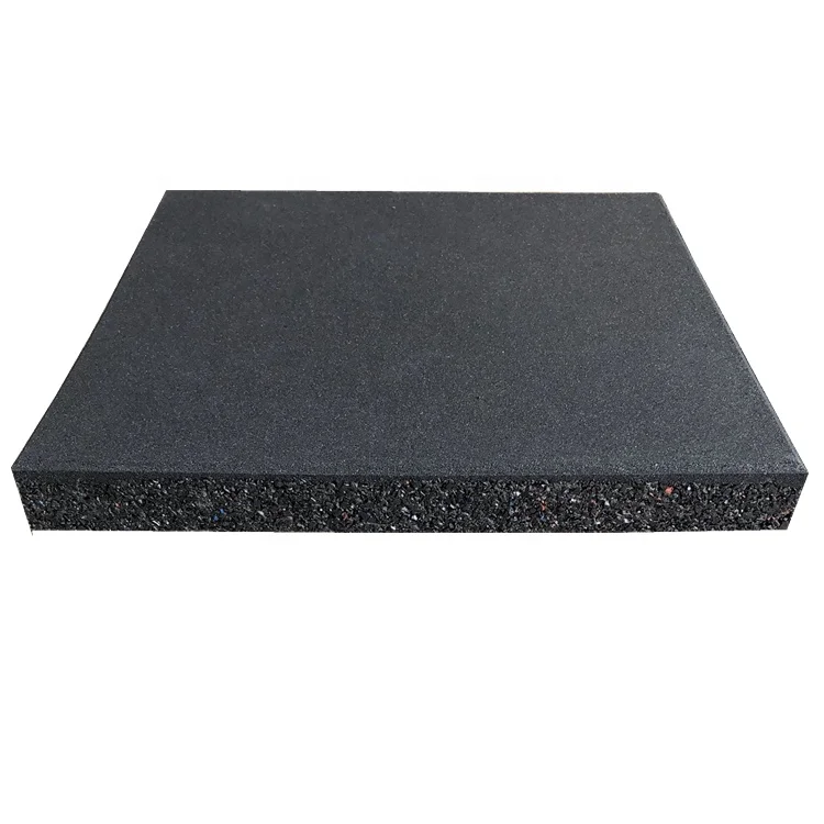 1000 мм * 1000 мм * 50 мм полностью черный защитный коврик высокой плотности для тренажерного зала свободные весы зона спортзала резиновое напольное покрытие