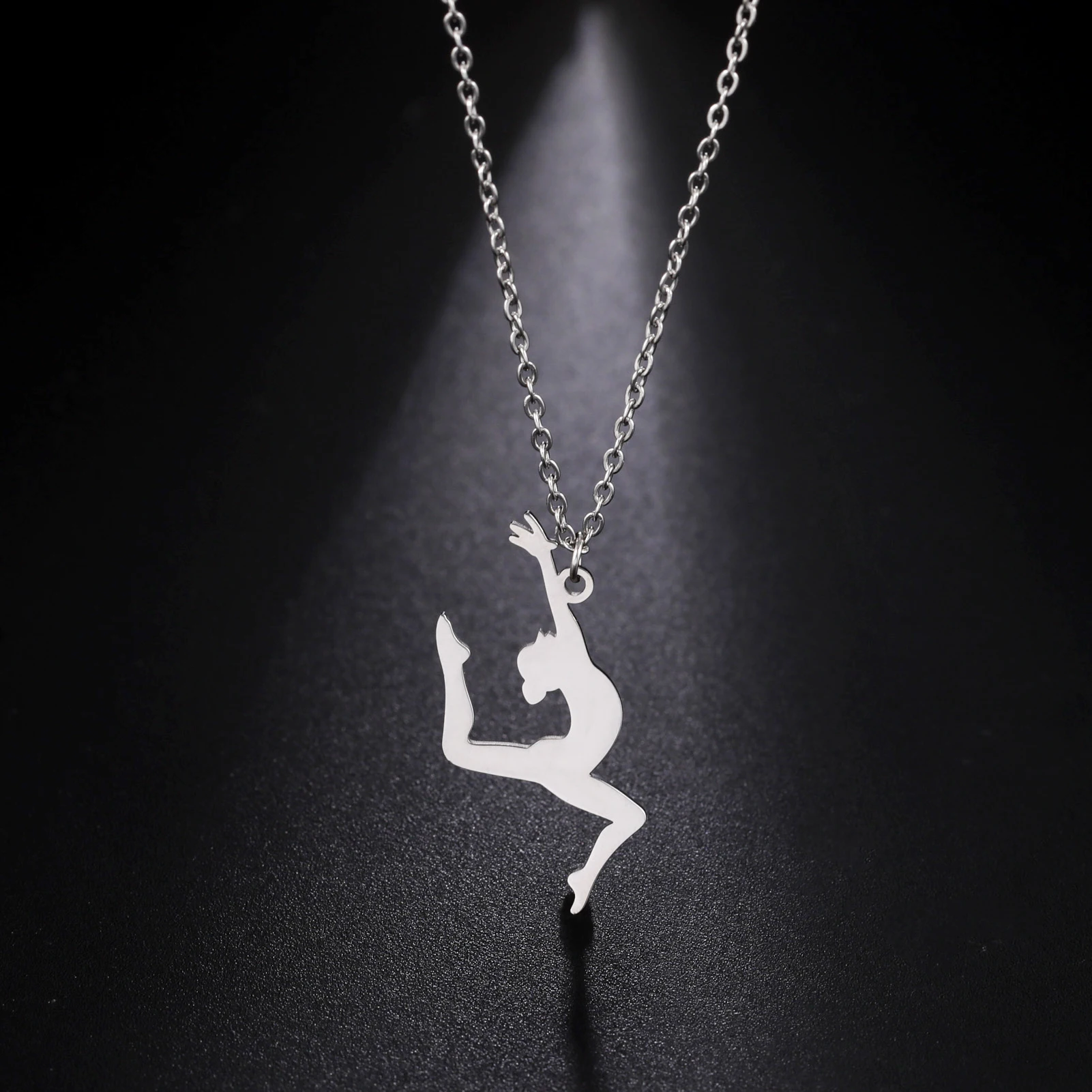 Dance Artistic Gymnastics stainless steel necklace fashion jewelry necklaces for woman