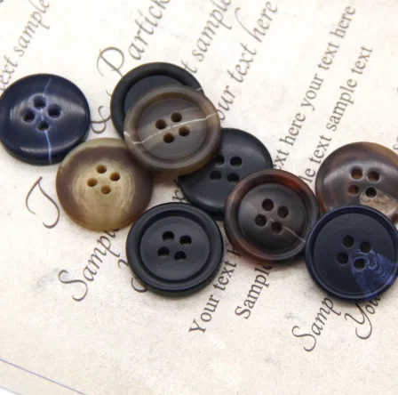 15-25mm Imitated Horn Coat Sewing Buttons For Clothing Sweater Cardigan Decorative Button Garment Handmade Accessories Wholesale