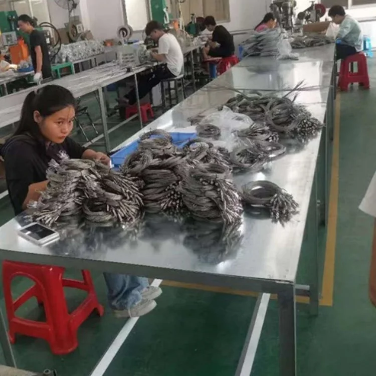 Customized Types Pressed Steel Wire Rope Soft Lifting Sling With Hard Eye Terminal