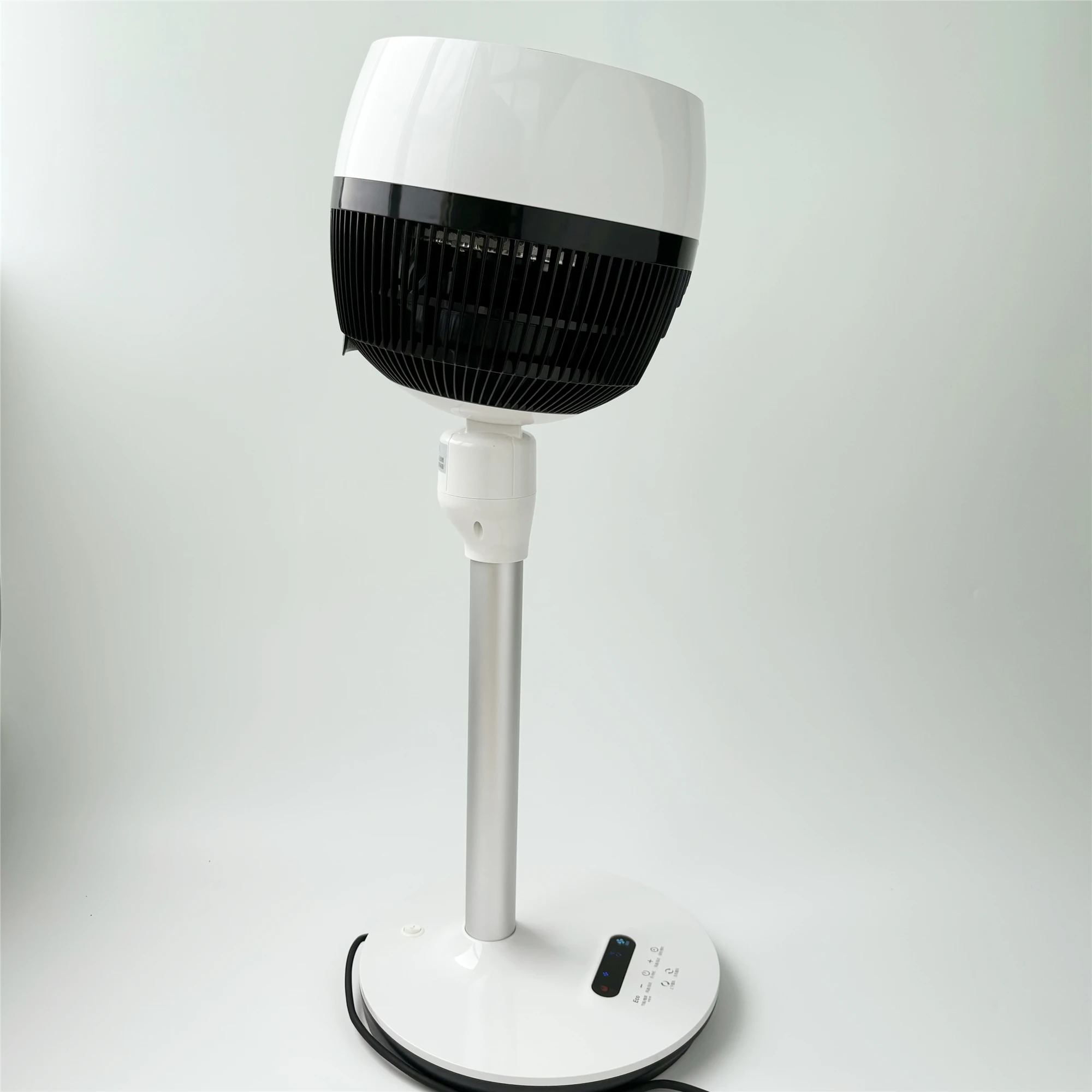 Black and White 2200 Watt Heater 32 Watt Cooler Fan Air Circulation Fan