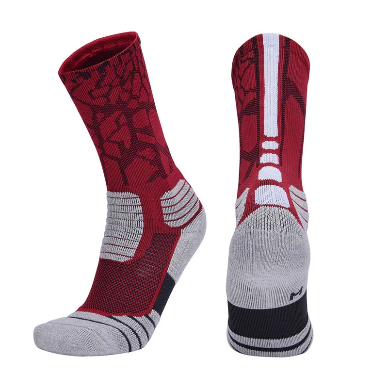 Basketball Crew Socks Athletic Custom Roller Skate Sport Socks Mid Calf Breathable Basketball Training Socks