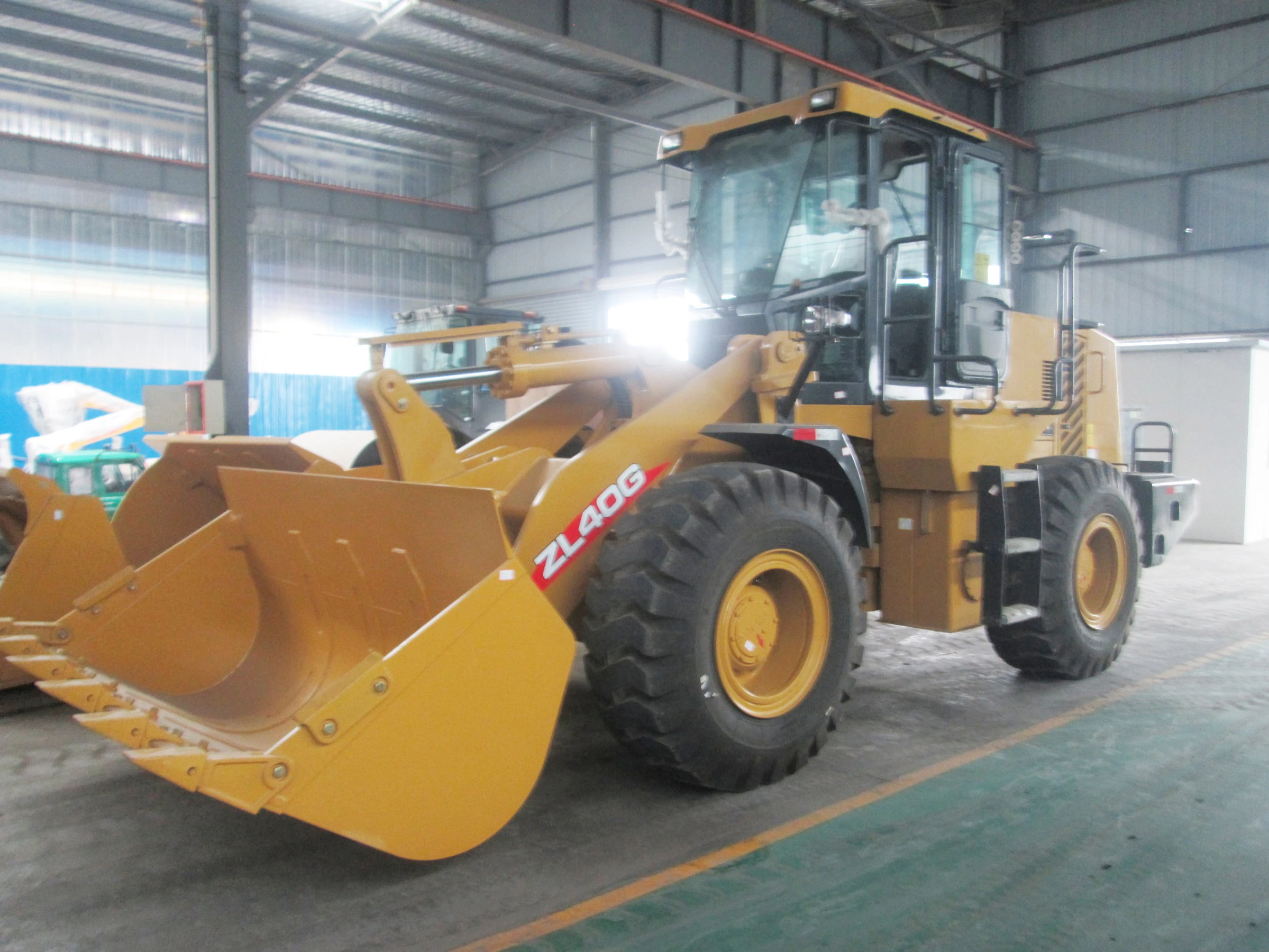 China Zl40g 4ton Long Wheelbase Front End Wheel Loader for Mining with Strong Diesel Engine