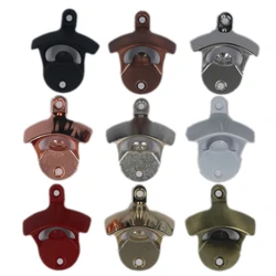 High quality custom logo zinc alloy beer metal  wall mounted bottle openers