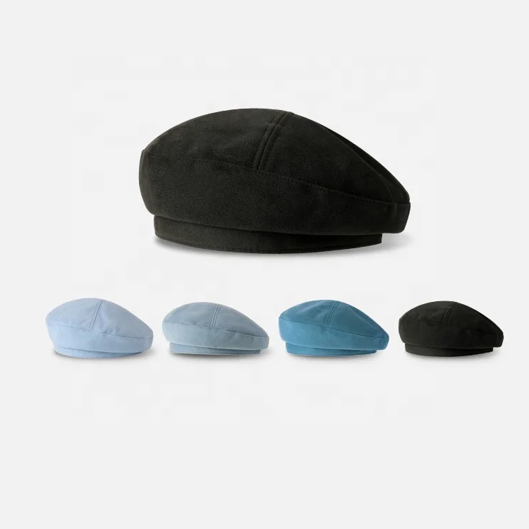 Персонализированные хлопковые французские детские шерстяные школьные береты, шапки для детей