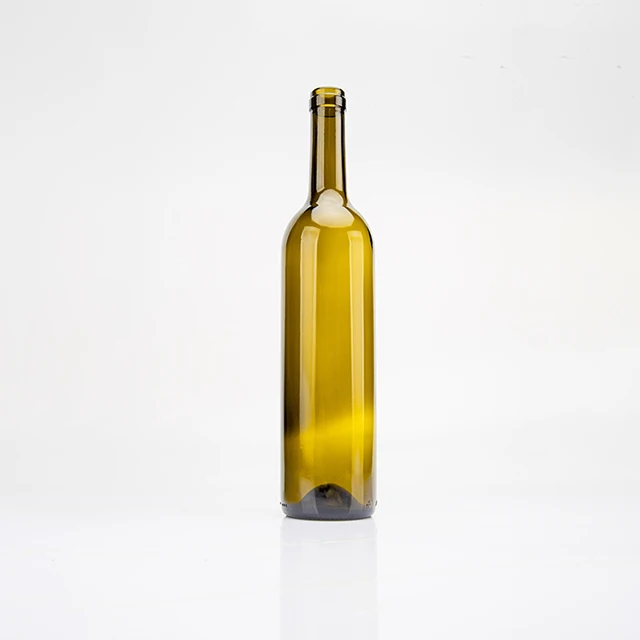 Роскошная пустая стеклянная бутылка для вина 775 мл, золотисто-красная, оптовая продажа с герметичными крышками