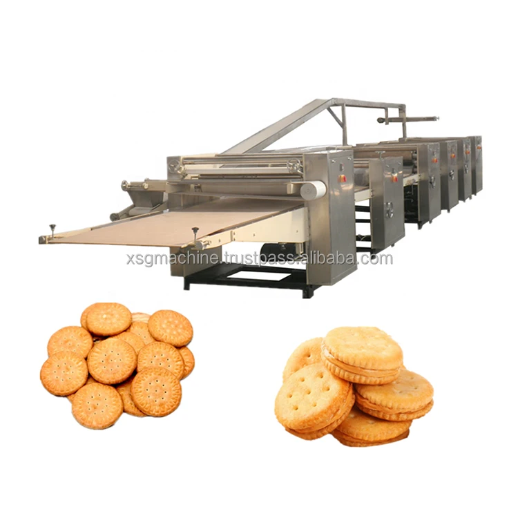 Consumer Fortune High Quality Automatic Crispbread Making Machine Biscuit Cookie Maker Basic Ingredients-Flour Corn Water Sale
