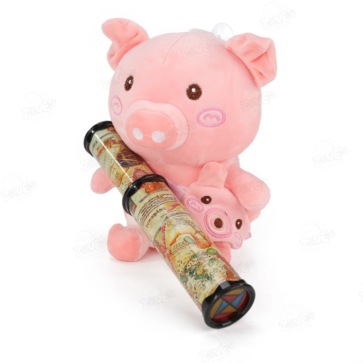New Arrival Cute camera pig doll with Kaleidoscope toy set cheap toy set for holiday gift birthday gift