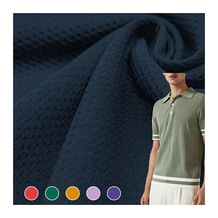 Customized Colors Knitted Polyester Sport Fabric Eyelet Material , Hot Sale Polyester Material Bird Eye Mesh Fabric/