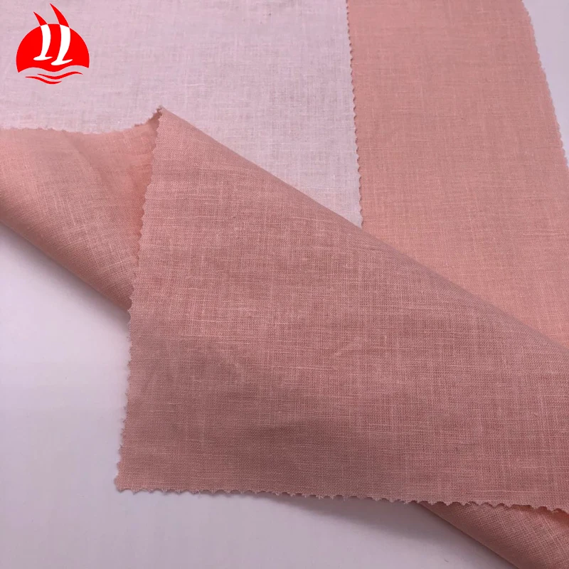 
customized hemp organic cotton fabric for dress clothing 