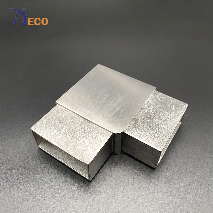 Фитинги для балюстрады из нержавеющей стали фурнитура соединители квадратных труб