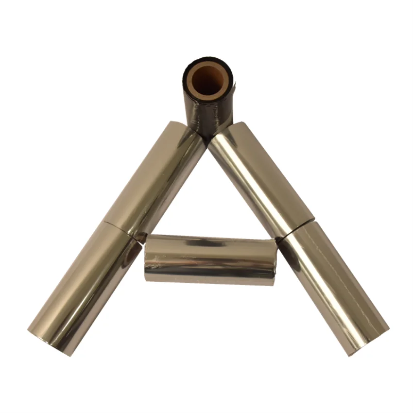 Продажа высококачественного золотистого термопринтера, поставщик золотой фольги, Термотрансферная Улучшенная Резиновая лента