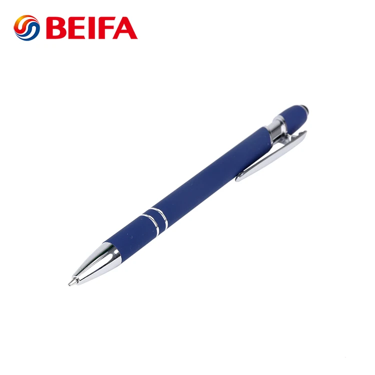 Custom Printing Multi Function Retractable Stylus Pen Promotional Ballpoint Pen With Logo