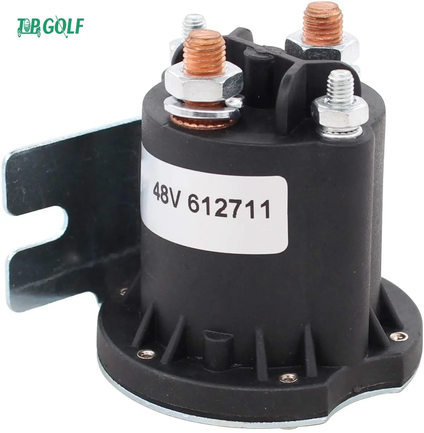612711 Solenoid, 48-Volt, Used on 2010-Current EZGO Electric 48V TXT & All 48 Volt MPT 800/1000 Vehicles