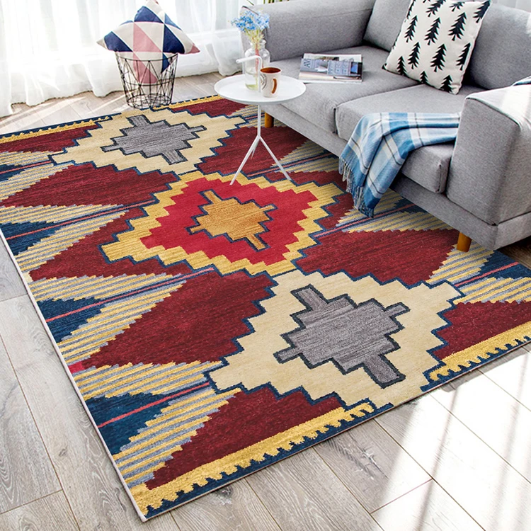 Double Color Jacquard 3d Floor Commercial Restaurant Carpet Big Soft Large Area Rug For Living Room