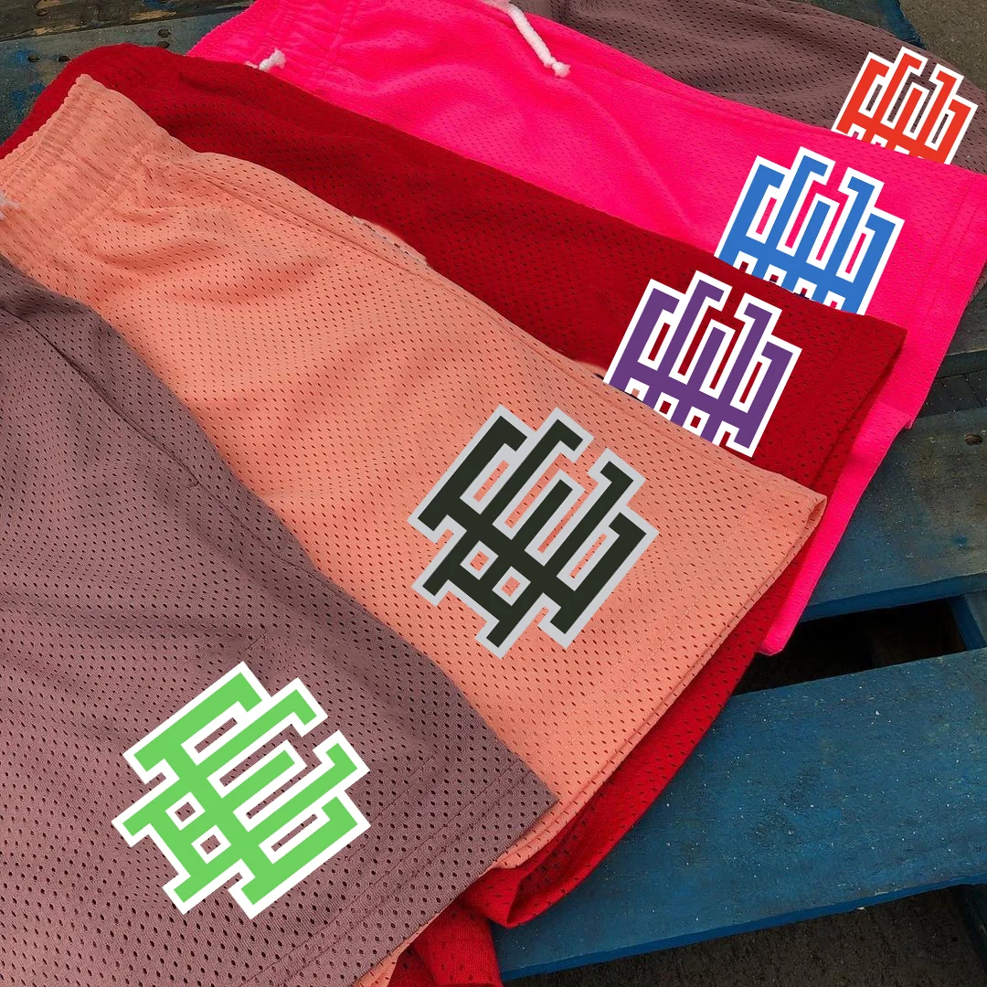 Wholesale mens 5 inch Inseam Custom Mesh Shorts Men With Pockets Breathable Fashion Sweatpants Summer Beach EE Short