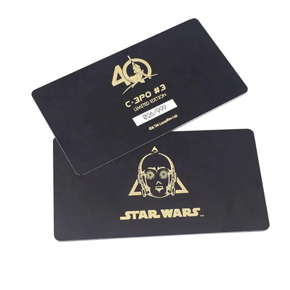 Заводская объемная печать на заказ Роскошная голограмма Золото Серебро ПВХ RFID NFC чип-карты