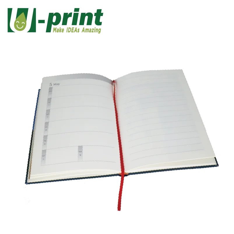 Printed Calligraphy Blank Custom Diary Printing On Whiteboard Journal Book Printing Planner Spiral Notebook