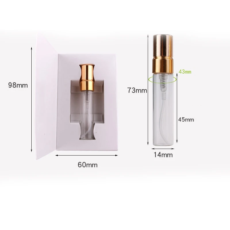Мини-коробка для парфюмерии из крафт-бумаги