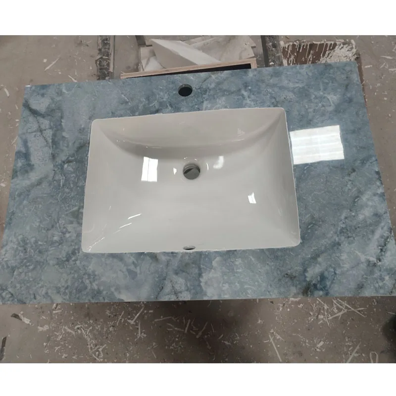 Solid Surface Wash Hand Basin White Artificial Sintered Stone Bathroom Stone Wash Basin Countertop