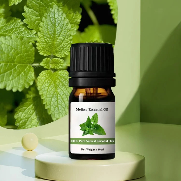 Organic Melissa Officinalis Lemon Balm Oil Melissa  Leaf Essential Oil For Soap And Candles Wholesale Supplier