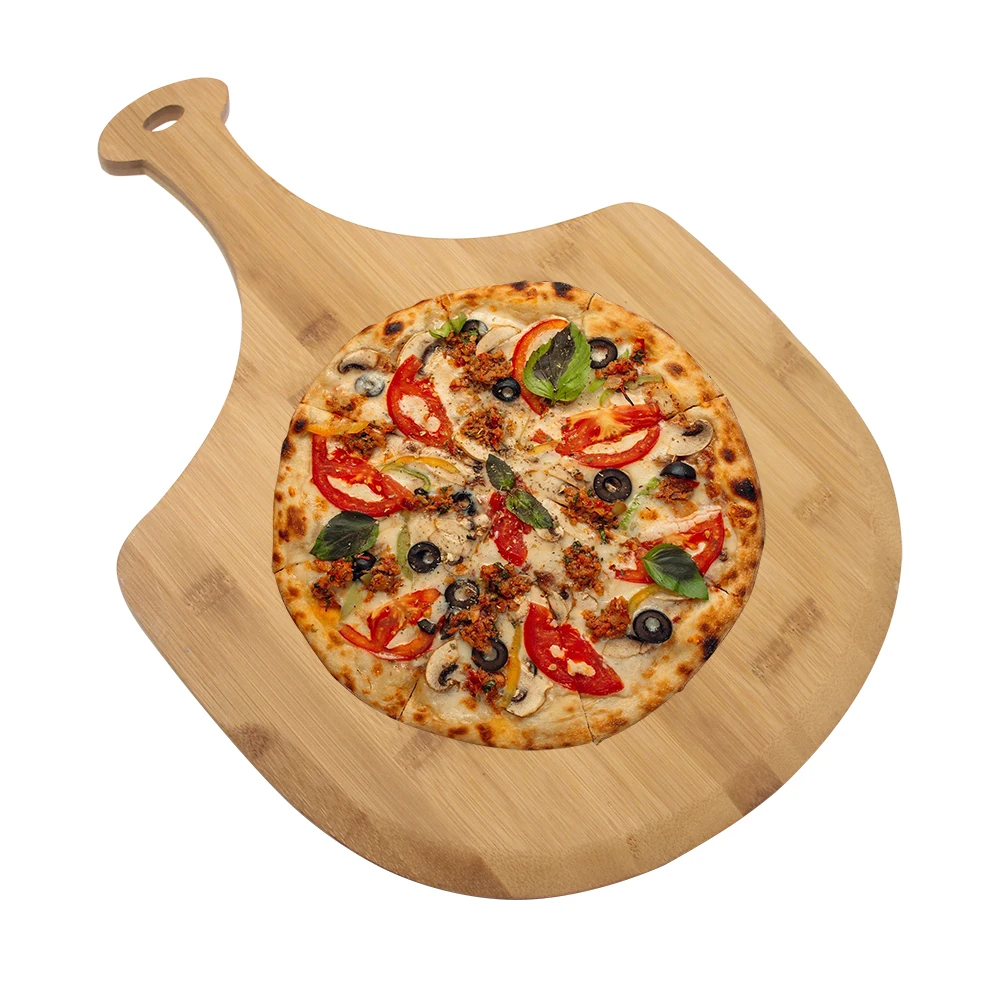 Pizza Bamboo Shovel Cheese Charcuterie Cutting Board Pizza Board Wooden Pizza Peel