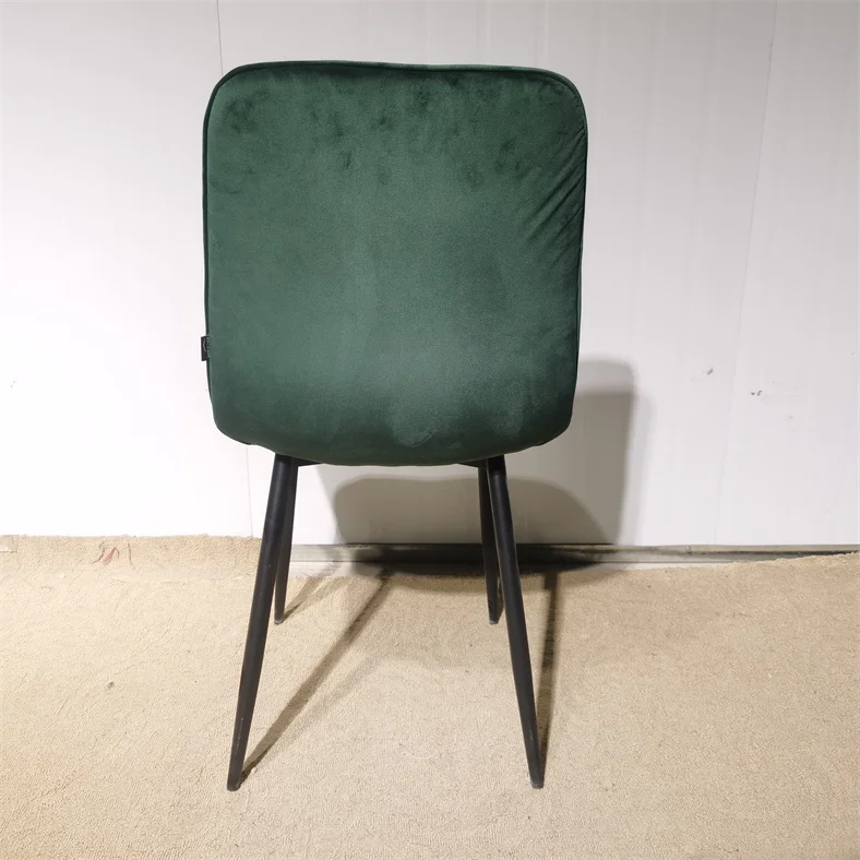 Made in China Cheap Free Sample Kitchen Furniture Chair Modern Fabric Velvet Chairs for Dining Room