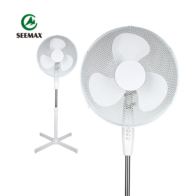 
High Quality Home Luxury Adjustable Height Plastic Pedestal 16 Inch Stand Fan 110 v 