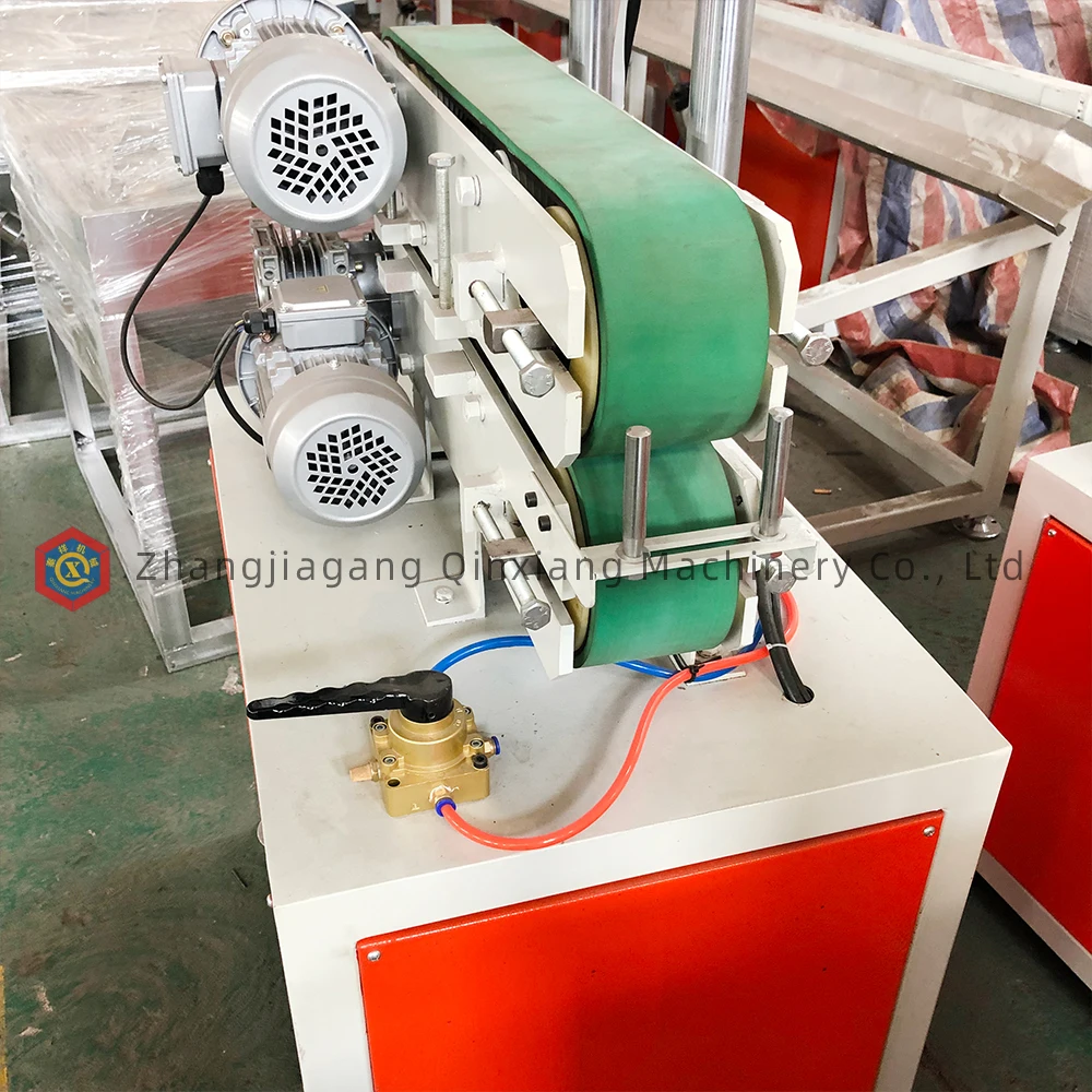 plastic pipe profile 16-32mm belt haul off tracking machine