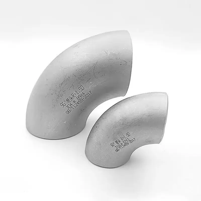 Настройка OEM/ODM ASME B16.9 304 316L дуплексная сталь с радиусом 90 градусов локоть ANSI SS304/SS316 sch 120