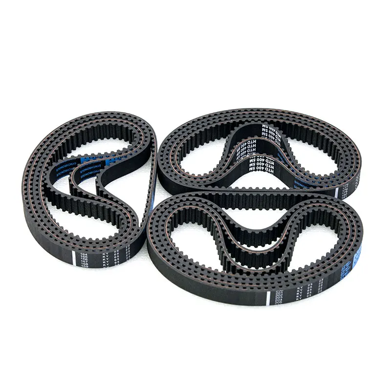 Best Selling Double Sided Htd 3m 5m 8m 14m 20m Open Ended Synchronous Belt Pu Rubber Timing Belt With Steel Core