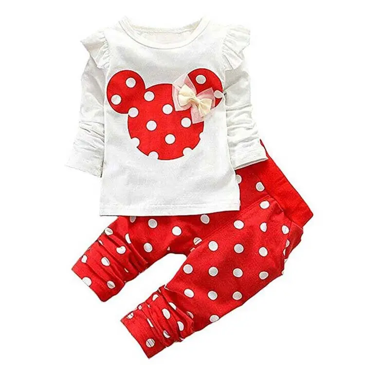 Importers Kids Clothes In China 2Pcs Outfits Baby Girl Wear Comfortable and Breathable Custom OEM Wholesale Fashion Design Wear