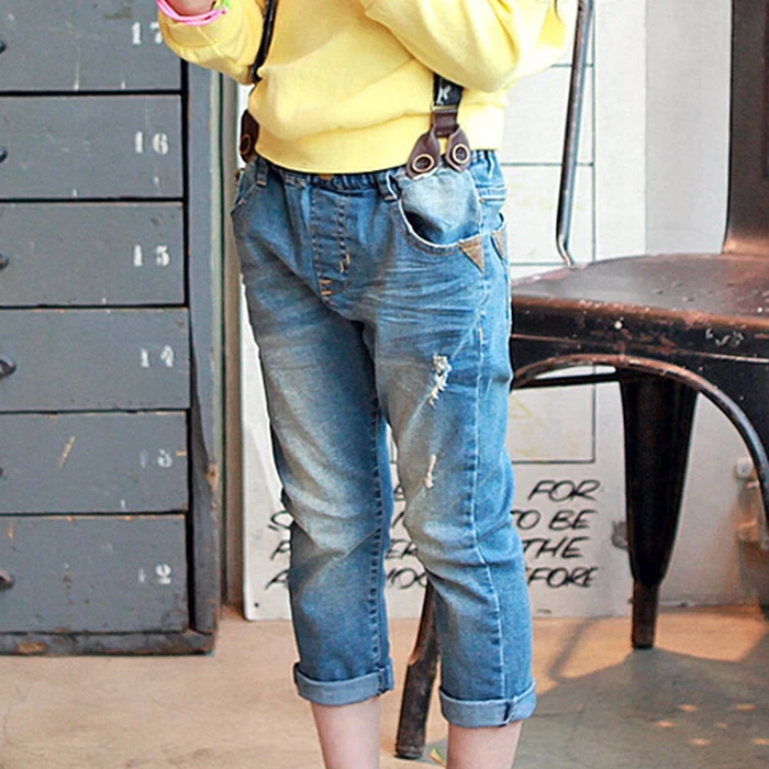 Express Ali Children Colorful Brand Clothing Websites Bamboo Jeans