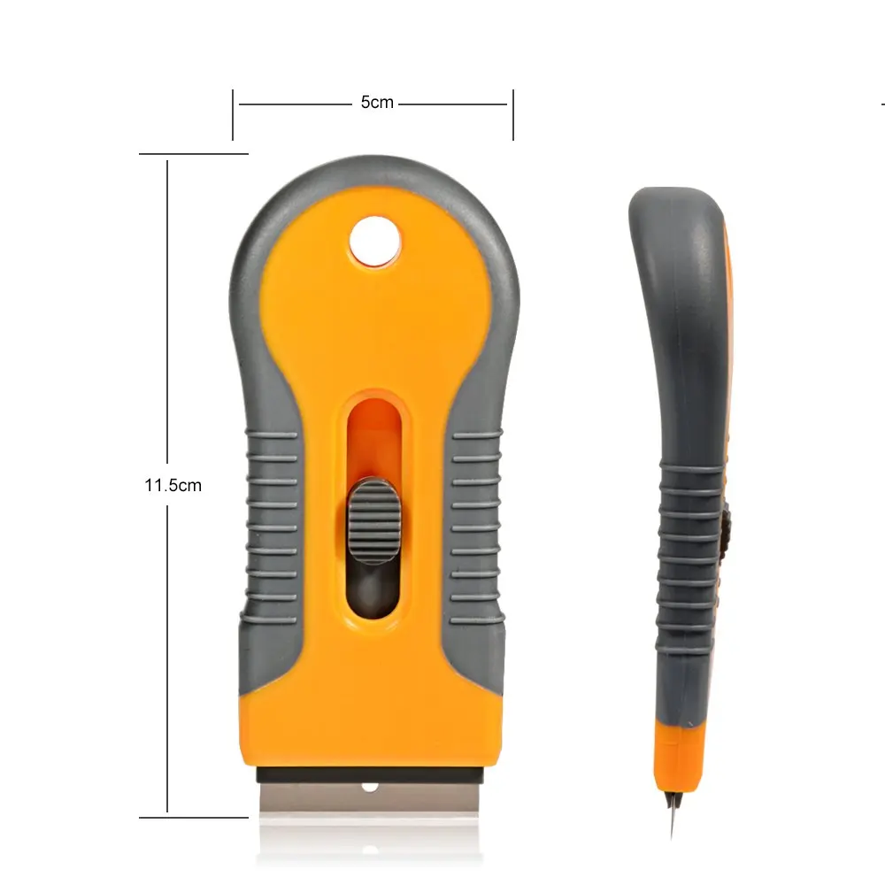 Car Sticker Remover Razor Blade Spatula Scraper Window Tint Tools Utility Knife for Window Glass Film Glue Removing