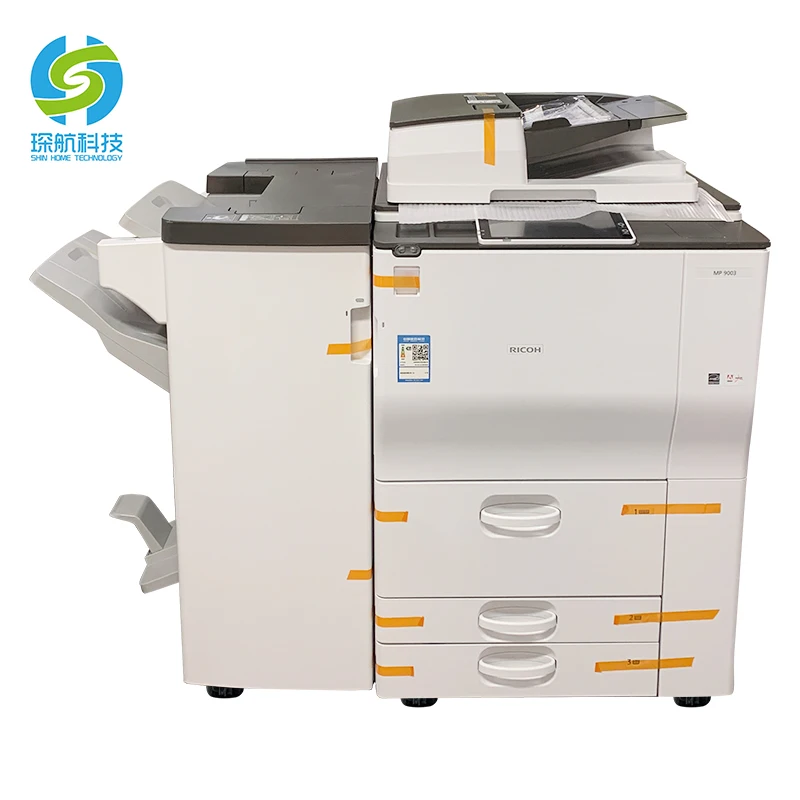 Восстановленный Оригинальный Ricoh MP 9003 б/у фотокопировальный аппарат RICOH MP9003 B/W копировальная машина