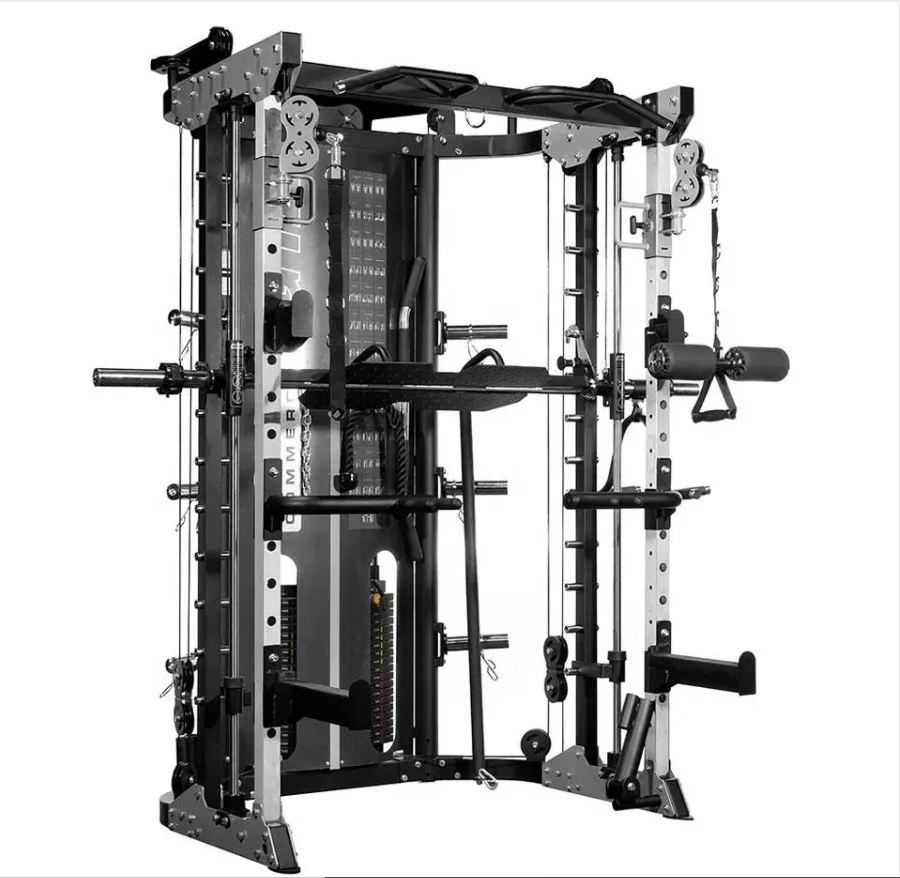 Распродажа многофункциональный тренажер Smith Machine стойка для приседаний