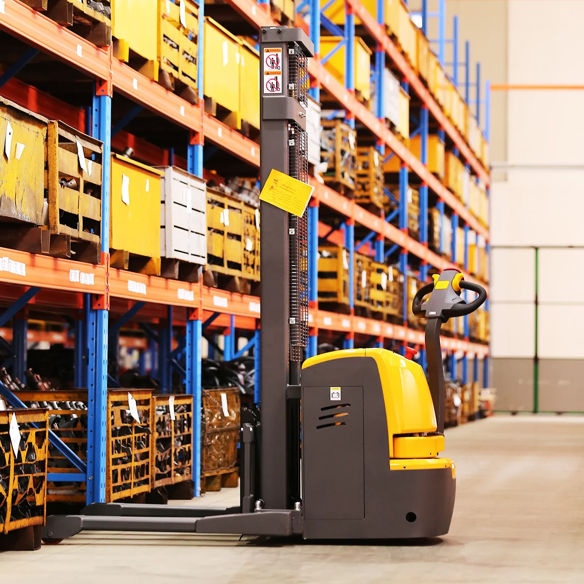 Xilin 1.5ton 3300lbs 177inch full electric walkie stacker for sale