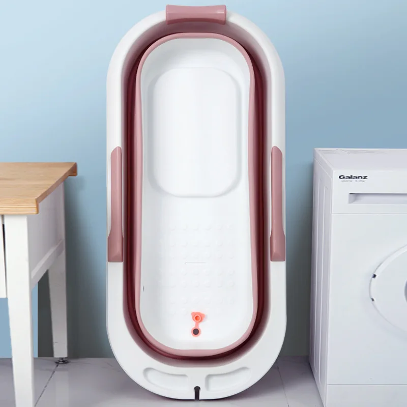 Factory Wholesale Adult Bath Tub With Lid Hot Selling Foldable Bathtub Portable Plastic Household Bath Tub