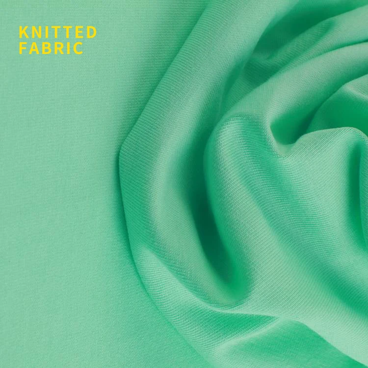 High quality 95% cotton 5% spandex knitted fabric 175cm 170gsm knitted spandex fabric for T-shirt