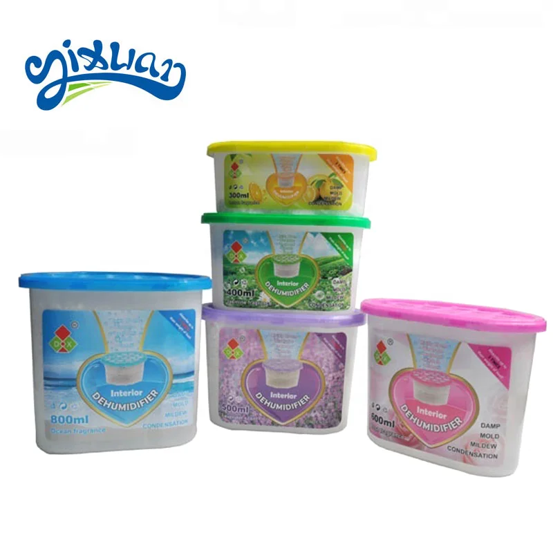 High efficient scented humidity remover box calcium chloride box homeuse moisture absorber box