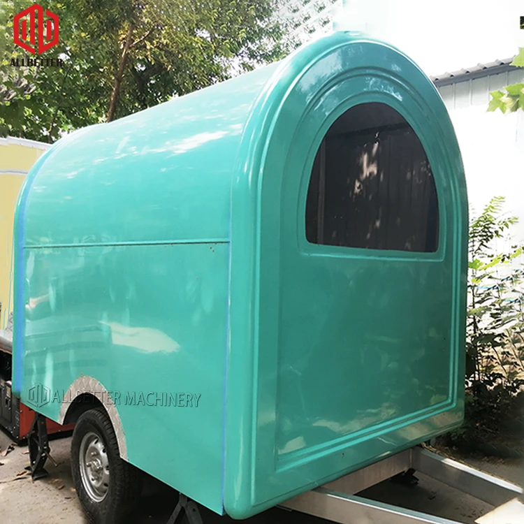 High Quality Mobile Bar Beer Truck Hand Push Food Cart Street Food Wagon Hot Dog Food Cart