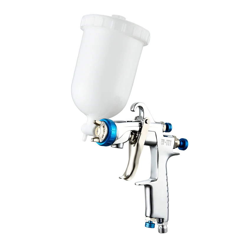 WZAUTO Blue W-101 Auto Spray Paint Gun Refinishing Air Pneumatic Car Paint Spray Gun Power Spray gun