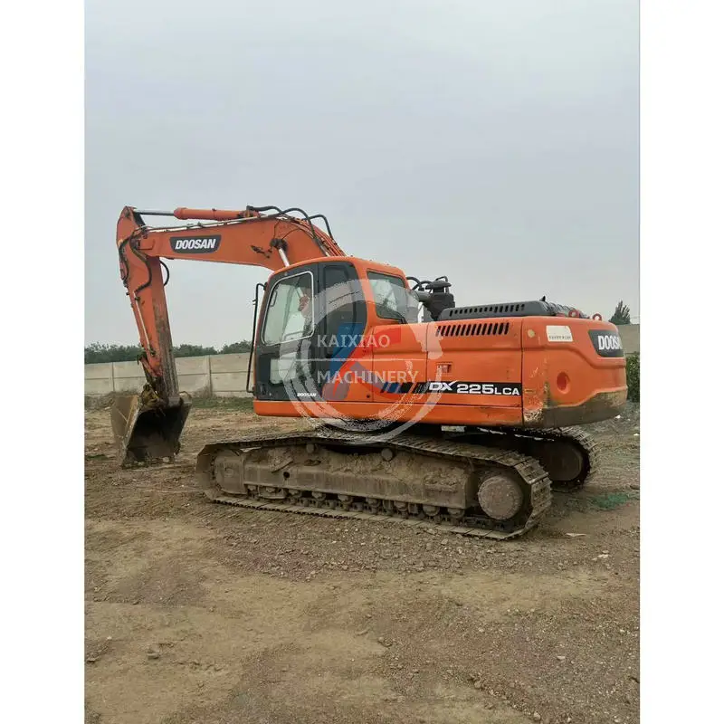Экскаватор DOOSAN DX225 22 тонны в наличии гусеничный экскаватор гидравлическая машина оригинальный Подержанный Doosan 225