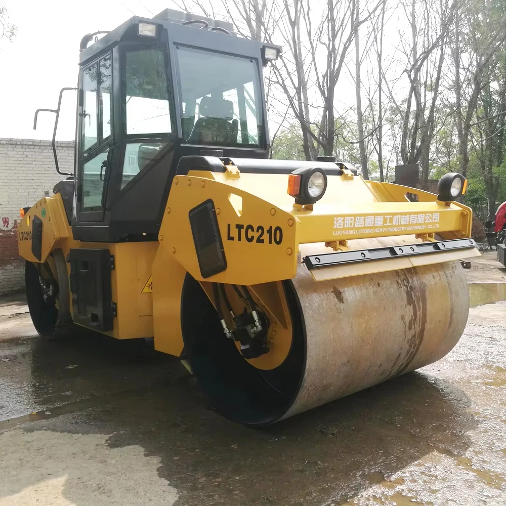 Lutong 10 тонн двойной барабанный дорожный каток LTC210 по Заводской Цене для продажи